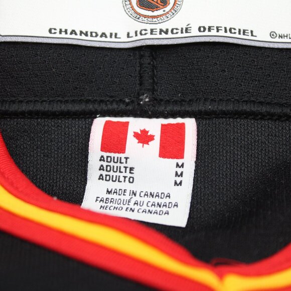 Calgary Flames Jersey (VTG) - 1990s Alternate Jersey by Koho - Men's Medium - Picture 10 of 10